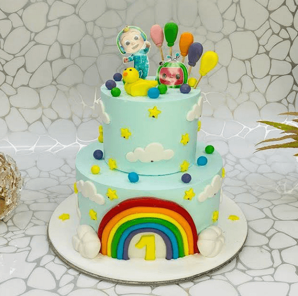 Cocomelon Theme Cake