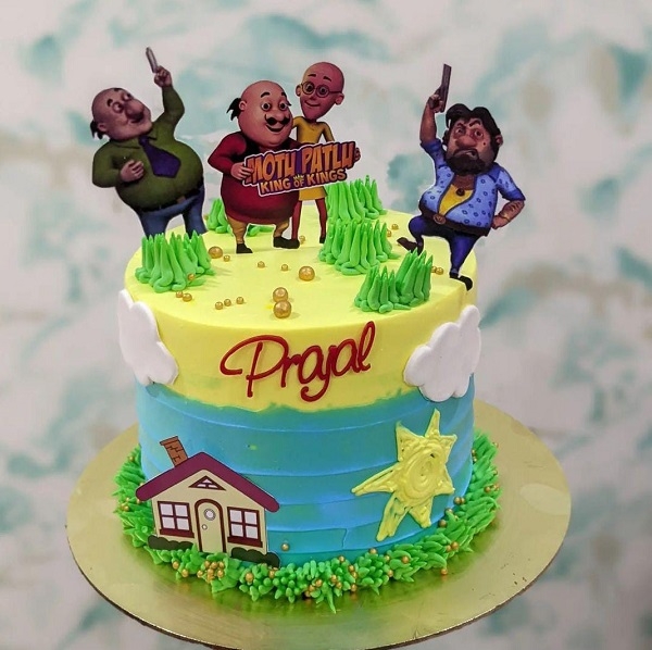 Motu Patlu Cake for Kid's