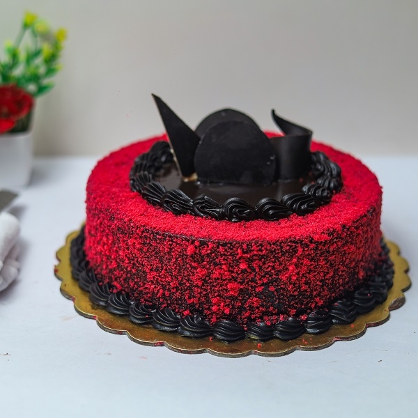 Delightful Red Truffle Cake