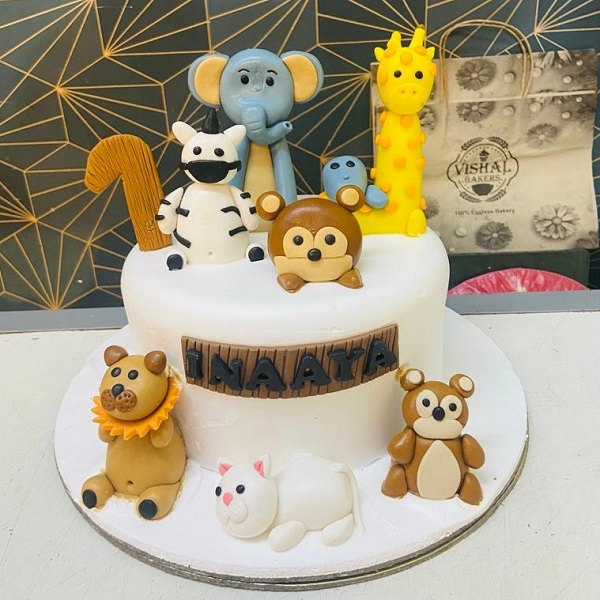 Jungle Theme Cake