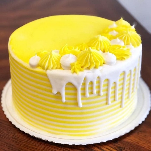 Designer Cake with a Pineapple Flavor