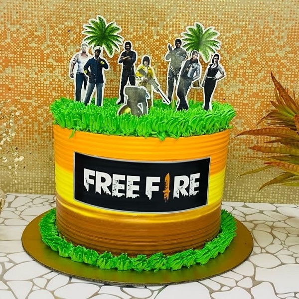 Free fire Cake
