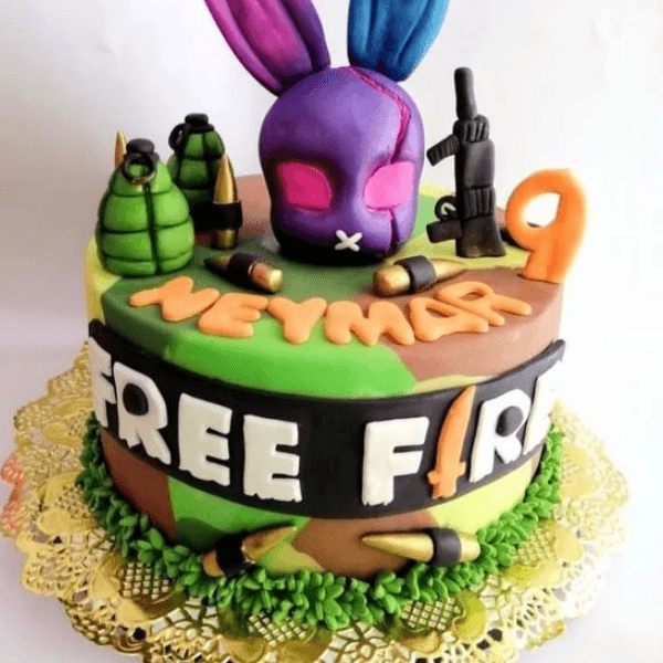 NeyMar Free Fire Cake