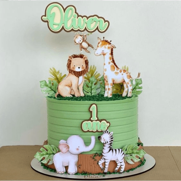 Wildlife Safari Cake