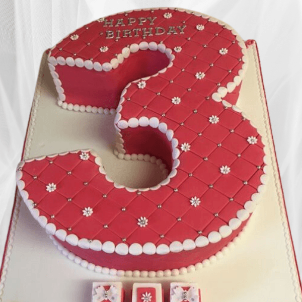 3 Number Cake
