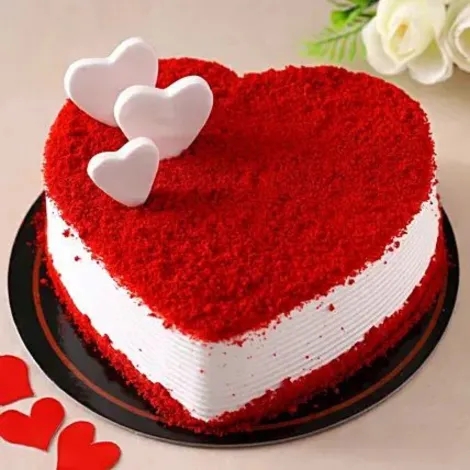 Red Velvet Valentine's cake