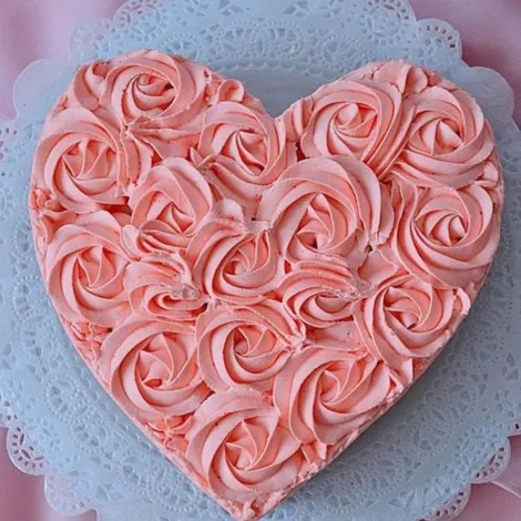 Cake on valentine's day