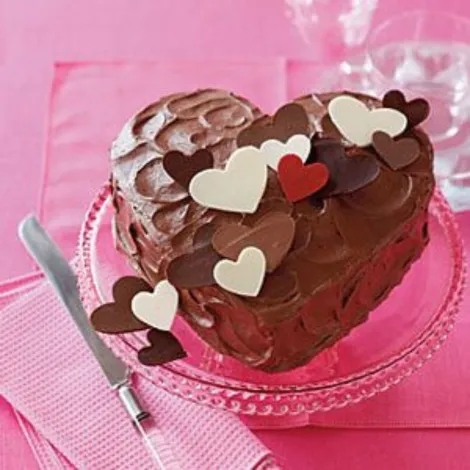 Chocolate cake valentine's day