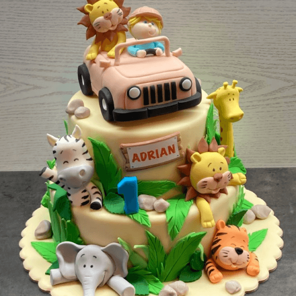 Jungle Safari Cake