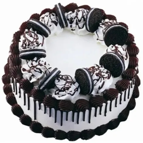 Choco Vanilla Oreo cake