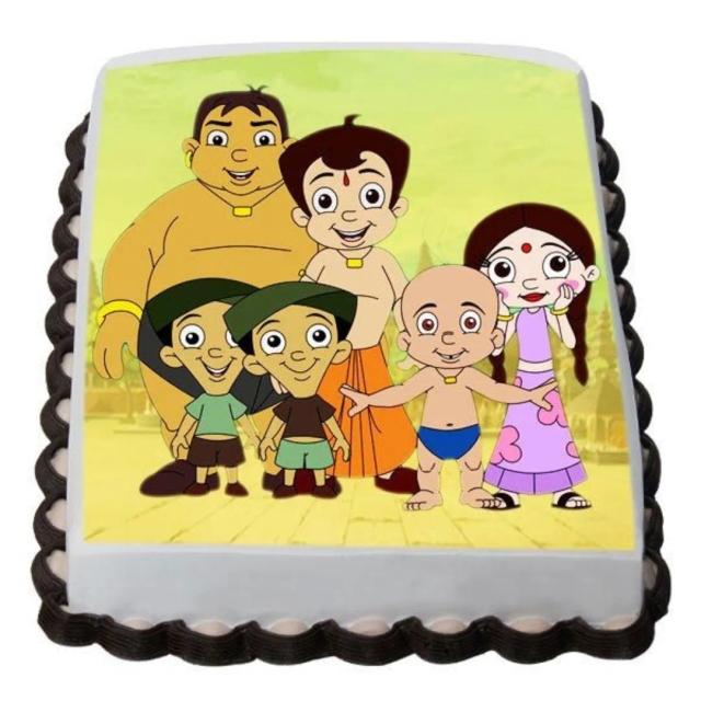 Bheem Theme Cake