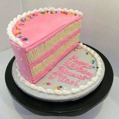 Half Birthday Cake (Semi Fondant 6 Month Birthday Cake)