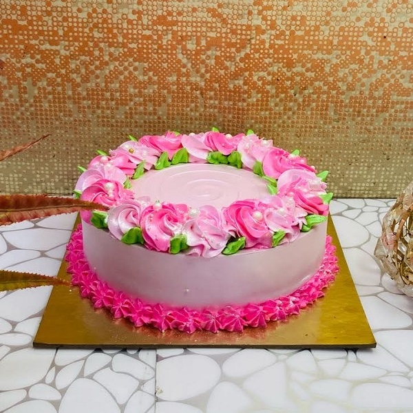 Designer Pink Pineapple Cake