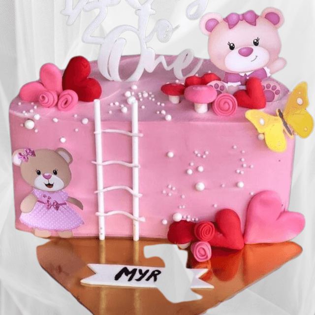 Baby Doll 6 Month Cake