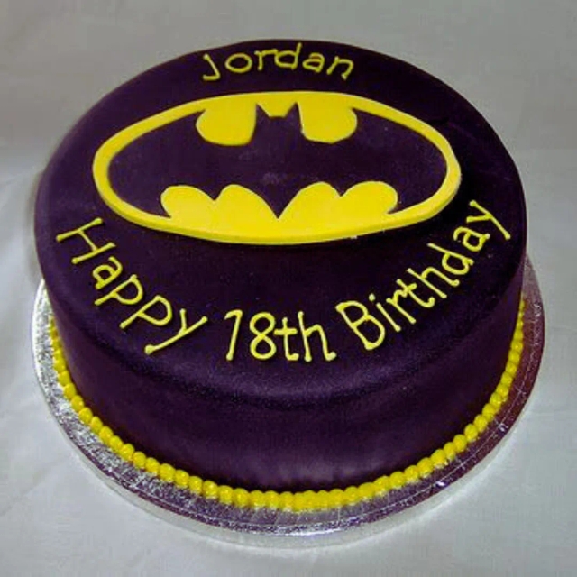 Batman Cake For 18th Birthday
