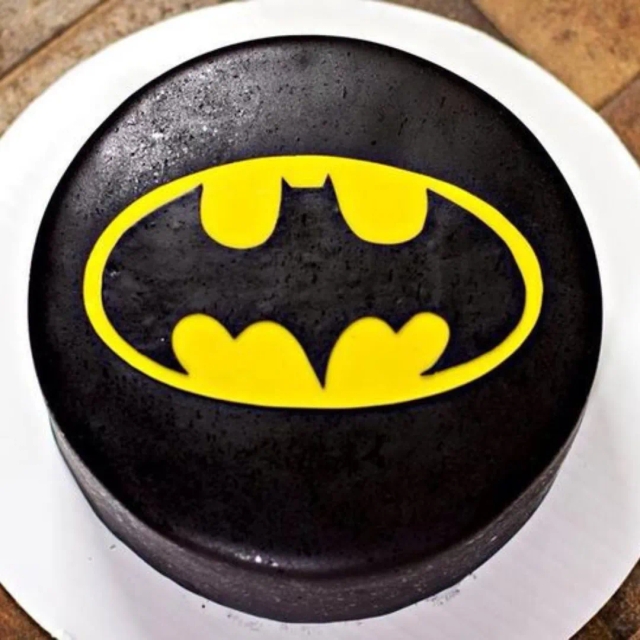 Chocolate Batman Cake